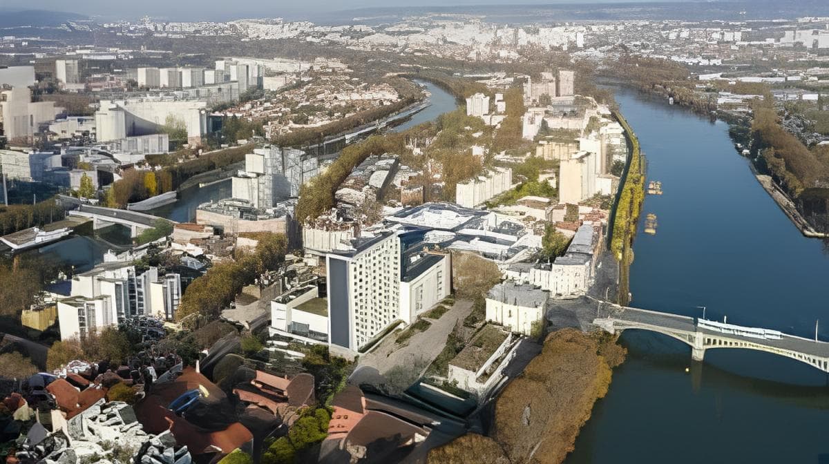 Vue quartier ou commune L'ile-Saint-Denis — zone d'intervention débouchage canalisation Aprime Fluides