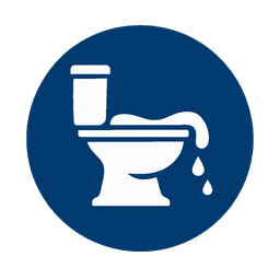 Pictogramme Débouchage WC – Toilettes — icône service Aprime Fluides, débouchage canalisation