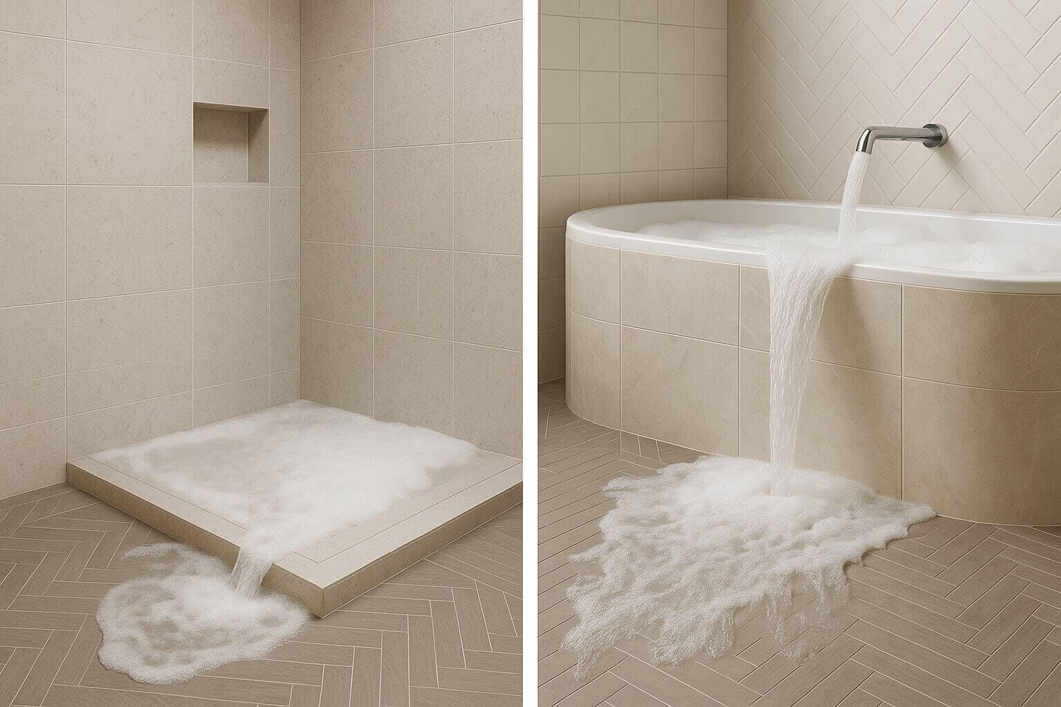 Débouchage douche et baignoire — bonde, évacuation et réseau d’eaux grises, Aprime Fluides