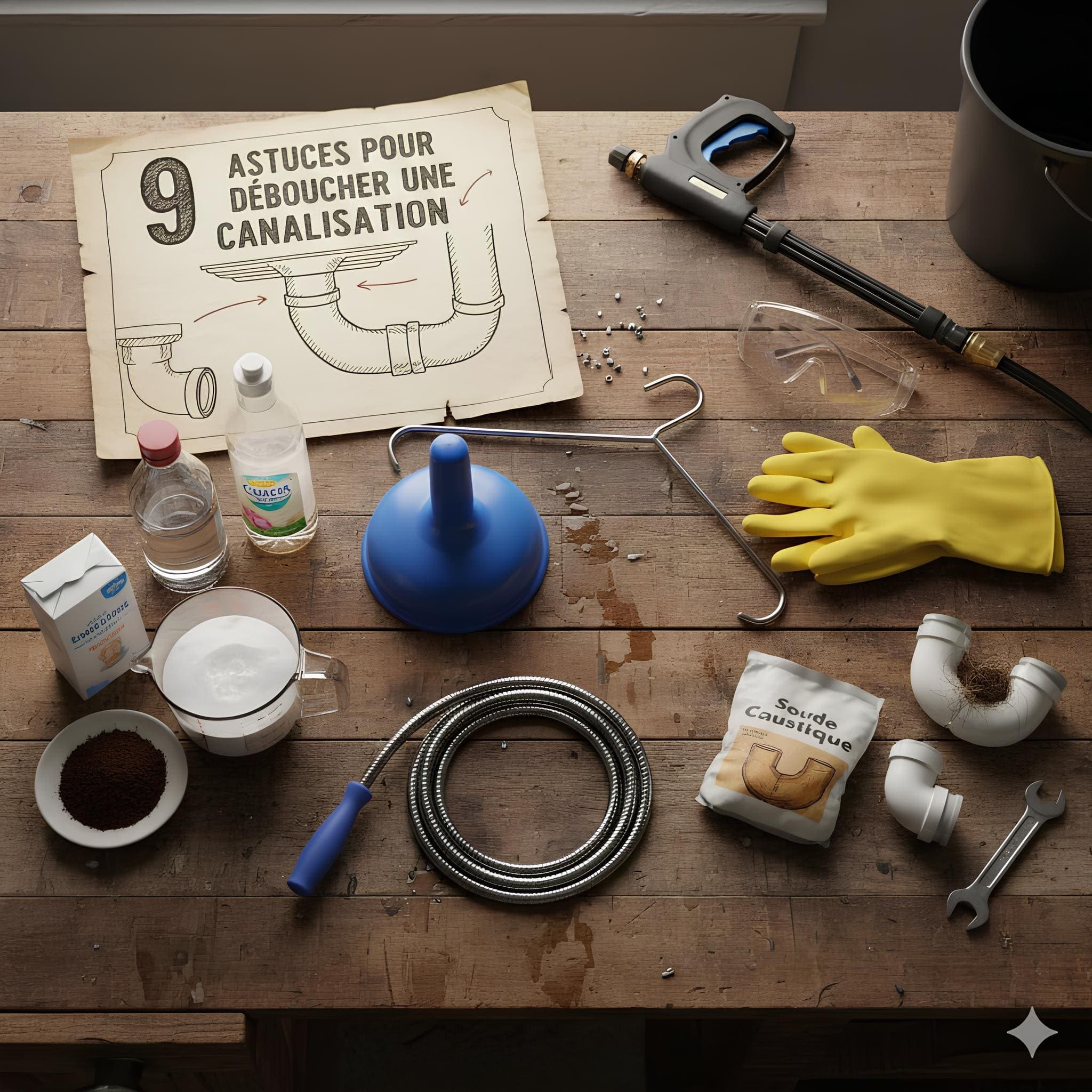Les 9 astuces de grand-mère pour deboucher une canalisation