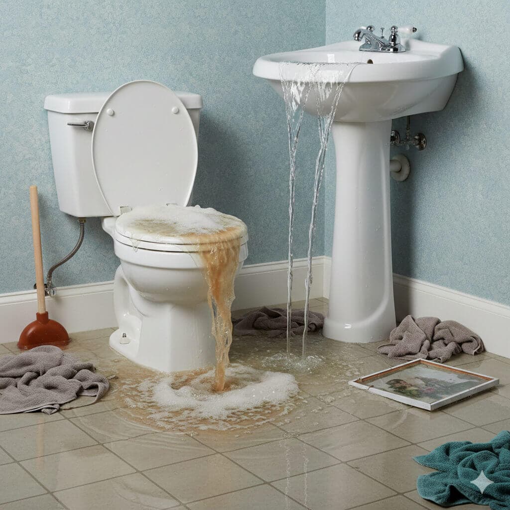 Pieds dans l’eau ? Le guide de survie immédiat avant l’arrivée du dépanneur en urgence 24h/24 et 7j/7 — Aprime Fluides Débouchage WC Île-de-France