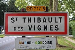 Vue quartier ou commune Saint-Thibault-des-Vignes — zone d'intervention débouchage canalisation Aprime Fluides