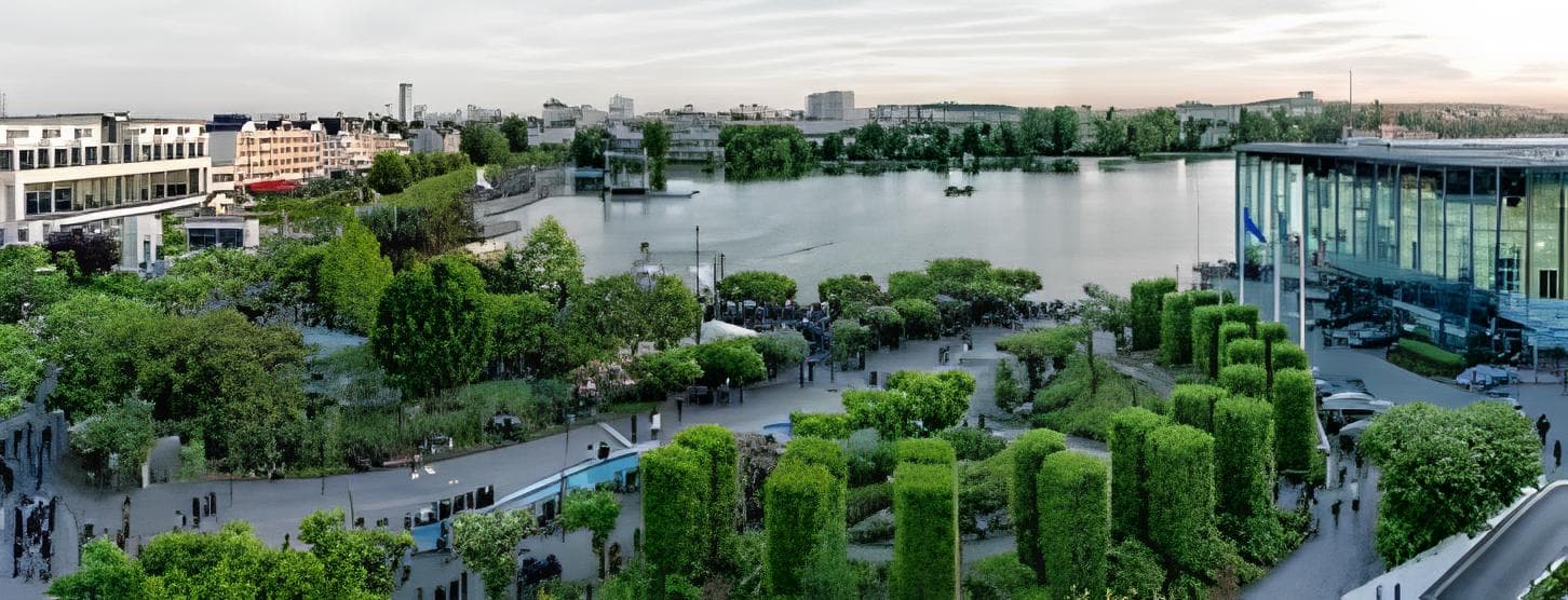 Vue quartier ou commune Enghien les Bains — zone d'intervention débouchage canalisation Aprime Fluides