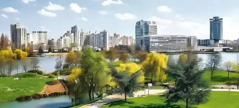 Vue quartier ou commune Créteil — zone d'intervention débouchage canalisation Aprime Fluides