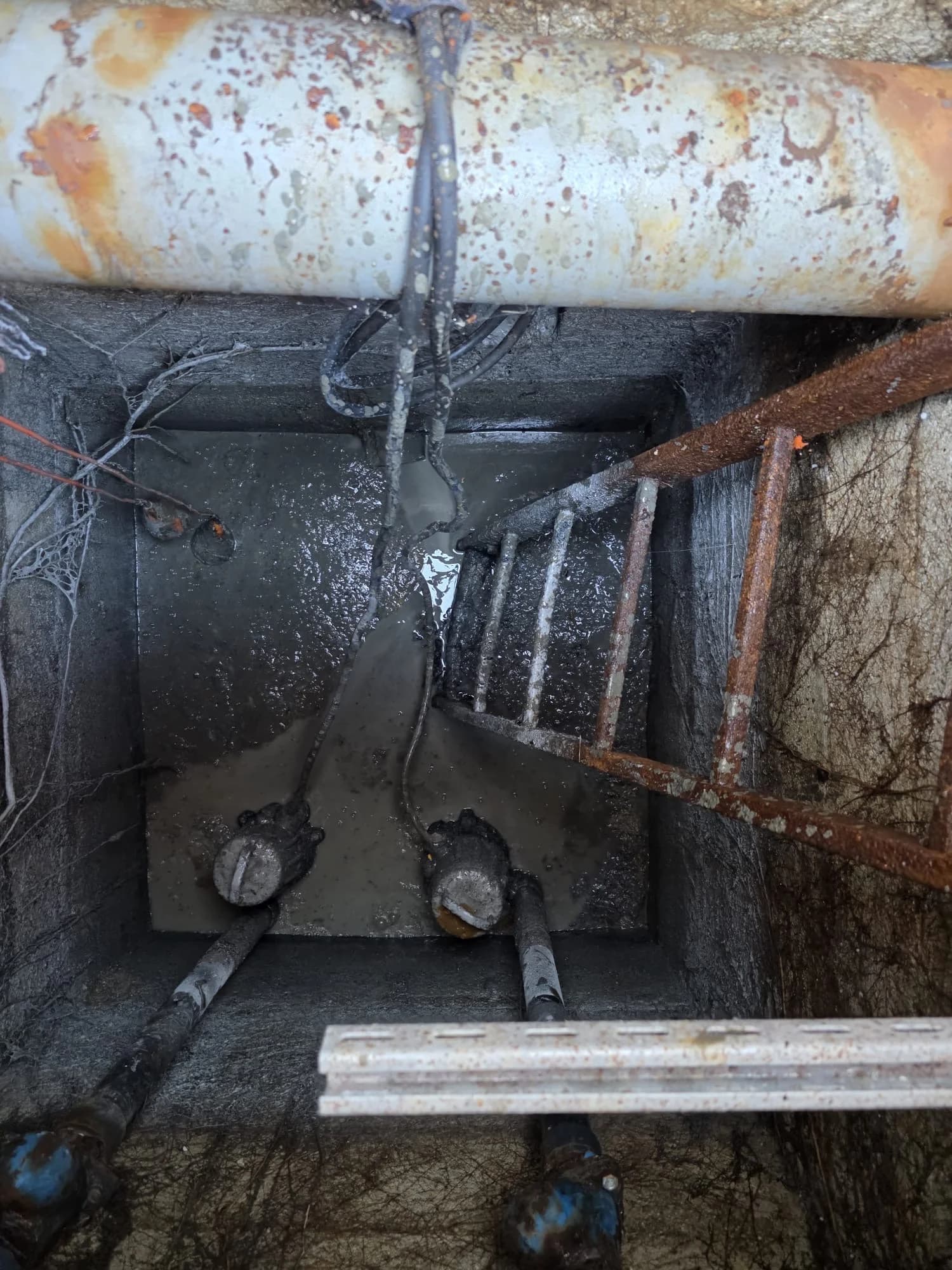 Avant intervention Curage / hydrocurage à Colombes