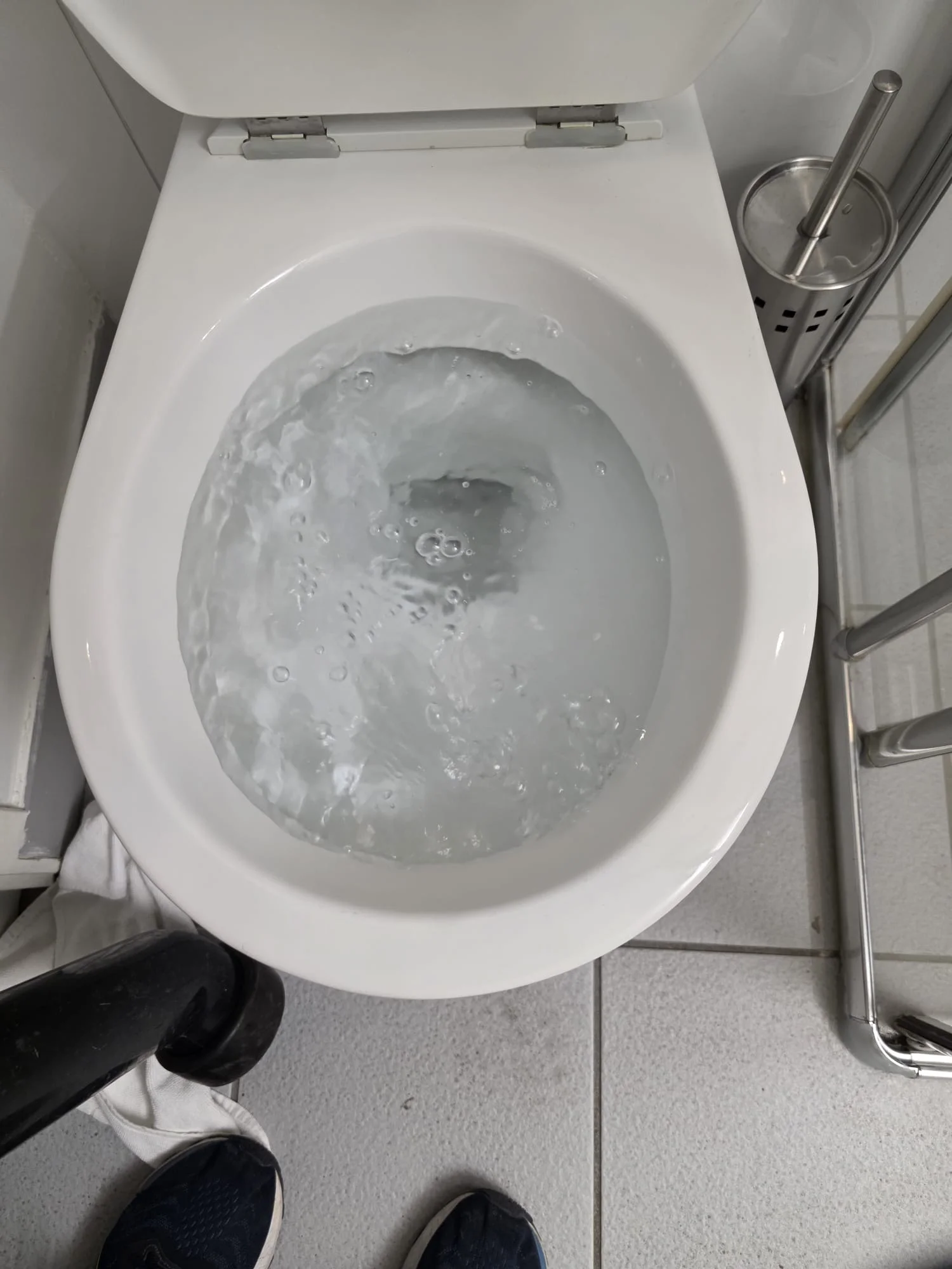 Avant intervention Débouchage WC & toilettes à Paris