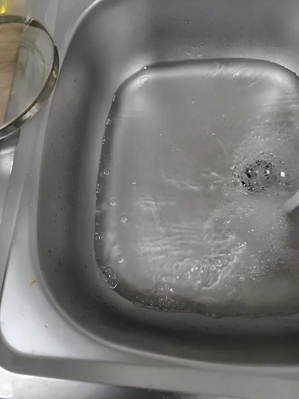 Avant intervention Débouchage évier / lavabo à Franconville