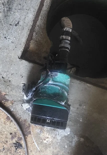 Après intervention Pompe de relevage à Bezons