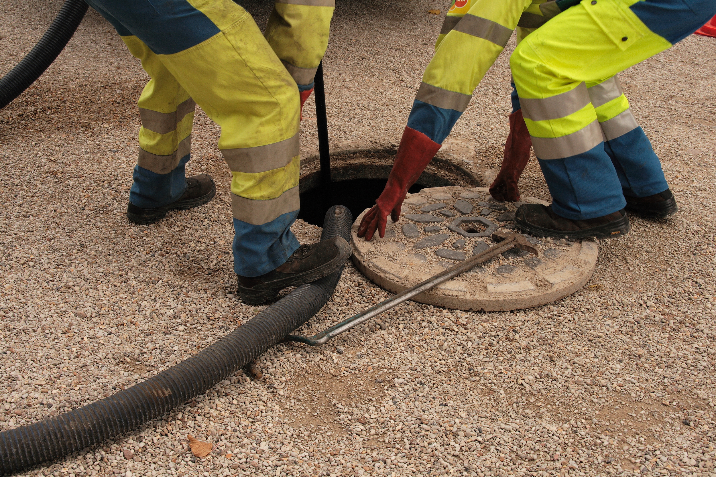 pompage de canalisation